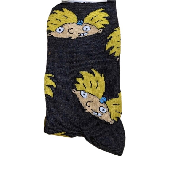 Nickelodeon Rugrats Chuckie & Hey Arnold Men’s Crew Socks - 2 Pack - Picture 3 of 3